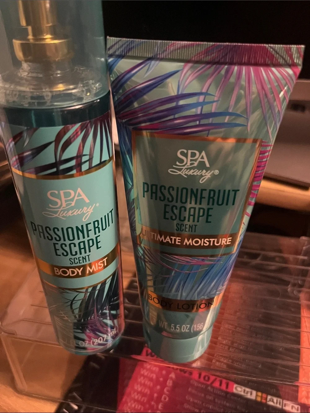 Passionfruit Escape Body Mist & Lotion Duo - Teal